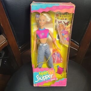Teen Skipper Doll by Barbie - Pink and Blue Outfit
